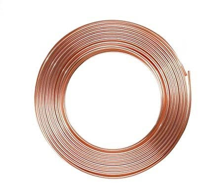 SANWAN Kit de câbles de frein 3/16 pour intérieur de voiture Acier Tuyau d'huile Revêtement cuivre Rouleau de 10 m avec 20 écrous mâle et femelle