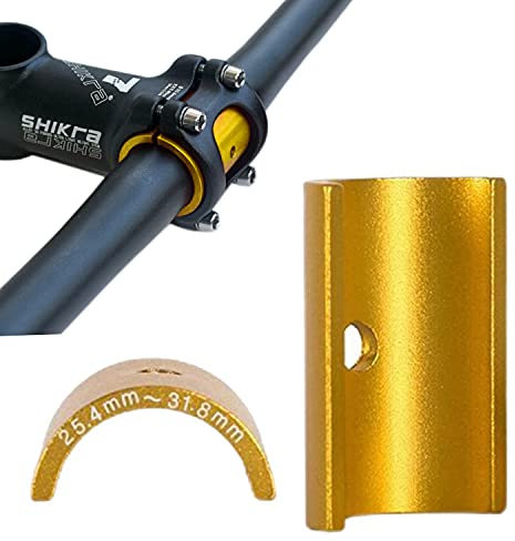 BNVB Lenkerhülse 25.4 auf 31.8 mm,Fahrradlenker Hülse,Lenkerschaft-Reduzierstück,Fahrradlenker Shim Spacer Spindelrohr-Reduzierstück Straßenradabdeckung Hülsenadapter