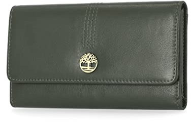 Timberland Damen Leder RFID Klappe Geldbörse Clutch Organizer, Traubenblatt, Einheitsgröße