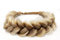 TOECWEGR Extensions Haarband Haarreifen Zopf Geflochten Classic Chunky Wide Plaited Wedding Fluffy Braids Wig Women Girl Beauty Accessory (Creme-Sand-Gold)