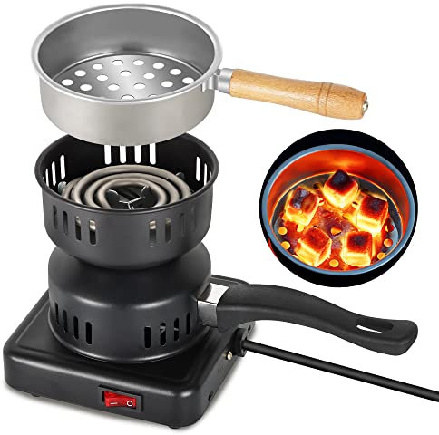 REANICE Electric Charcoal Lighter, Carbón vegetal Starter Multipropósito Quemador de Carbón Rápido Cocina Eléctrica Carbón Quemador para ¨¹r W¨¹rfel