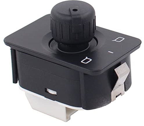 Seitenspiegelschalter Bedienknopf Taste Seitenspiegel Schalter Außenspiegel Steuerschalter Rückspiegel Steuerdrehknopf Einstellschalter Spiegelschalter Knopf Spiegel Einstellknopf für A3 8L A6 4B C5