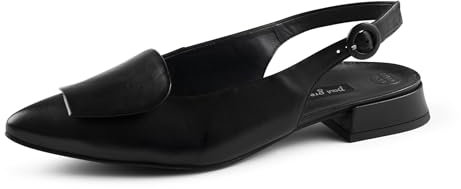 Paul Green Damen, Frauen Sling Ballerinas,Slip-ons,Slingback,schließe,Ballerinen,Pumps,Halbschuhe,Sommerschuhe,Slipper,Schwarz (JA),39 EU / 6 UK