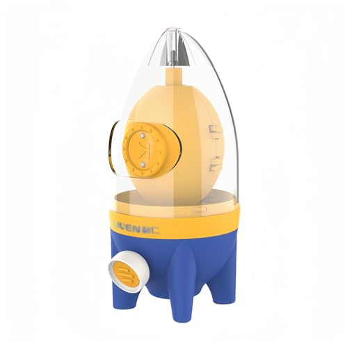 Agitatore Manuale per Uova, Egg Maker Shaker con Utensile Miscelatore per Uova Dorate, Tagliauova da Cucina Alimentato a Mano