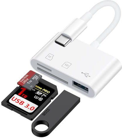 USB Type C SD Card Reader for Android Samsung Galaxy S26 Ultra S25 FE S24+