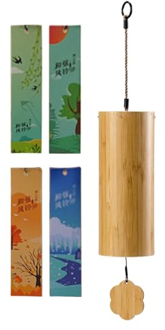 Timbre para Puerta - Campanilla De Apertura De Puerta 8 Tonos | Efecto De Sonido Musical Decorativo para Casa De Juegos, Cerca, Patio, Terraza, Dormitorio, Jardín Y Negocio