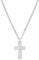 s.Oliver Kette mit Anhänger Edelstahl Herren Halsschmuck, 50 cm, Silber, Kreuz, Kommt in Schmuck Geschenk Box