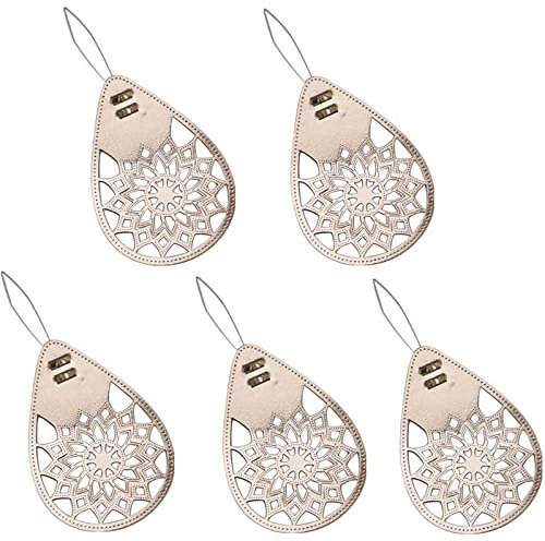 5 Stück Nadeleinfädler, Edelstahl-Nadeleinfädler, Näh- und Einfädelwerkzeug für DIY Nähen Kreuzstich