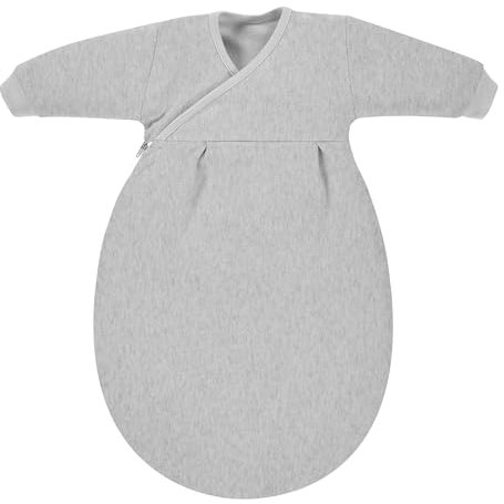 Alvi Baby-Mäxchen Schlafsack Innensack, Babyschlafsack 100% Bio-Baumwolle waschbar, Ganzjahresschlafsack mit Ärmel, Kinderschlafsack für Jungen und Mädchen ab 0 Monate