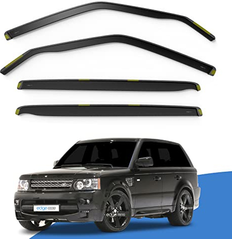 EdgeVisors Wind Deflectors for Range Rover Sport MK1 5 Door SUV 4pc | 4pc Set, In-Channel Rain Guards & Accessories