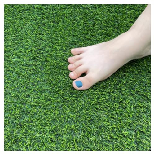 Tapis de gazon artificiel 2 x 5 m réaliste pour intérieur ou extérieur, jardin, pelouse, paysage, terrasse, tapis de gazon synthétique avec trous de drainage et dos en caoutchouc (taille : 2 x 1 m)