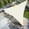 SUNNY GUARD Sonnensegel Dreieck 4x4x4m Wasserdicht Sonnenschutz Wetterschutz Segel Baldachin UV Schutz für Balkon Terrasse Garten, Creme