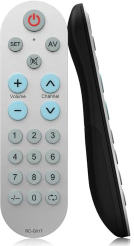 Big Button Universal TV Remote Control, Learning TV Remote for Seniors Elderly Olders(Original Remote Required)