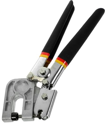 DIYEAH Alicate Profesional Para Montaje De Metal Pinza De Punzonado y Apriete De Estructura Con Mango Ergonómico Antideslizante Herramienta Mano Para Fijar Perfiles y Paneles De Envío Con