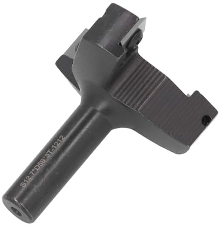 Jectse Mèche de Routeur de Surface de Spoilboard, Coupe de Rabotage D'aplatissement de Dalle à 3 Cannelures Longue Durée Adaptée aux Panneaux de Particules, Routeur Portatif