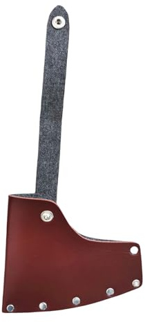 Hatchet Protective Case Hatchet Sheath Leather Texture Outdoor Camping Waist Carry Shaft Protector with Leather Cover for Hiking