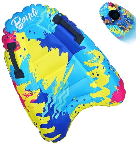 Tabla Surf Hinchable, FainFun 75 * 54.5 CM Tabla de Bodyboard(B)