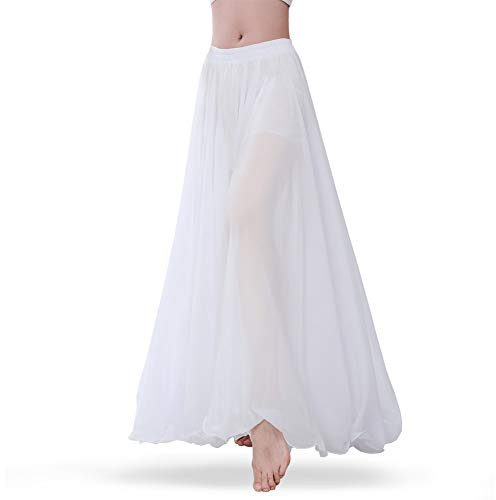 Royal SMELA Gonna Danza del Ventre Donna ATS Voile Tribal Abito da Ballo 720 Gradi in Tulle Maxi Grande Swing Flamenco Chiffon Lunga Danzatrice del Ventre