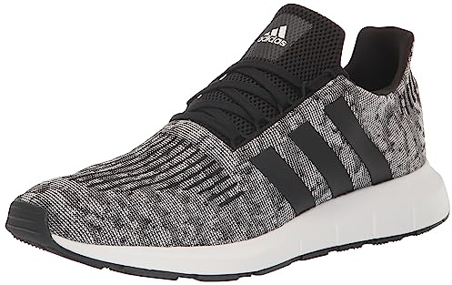 adidas Mens Swift Run Core Black/Core Black/White 11