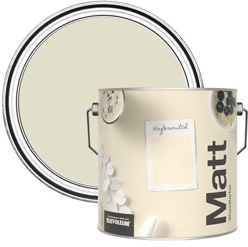 Rust-Oleum Colours Matt Emulsion Wall and Ceiling Paint - Relaxed Oats 2.5L
