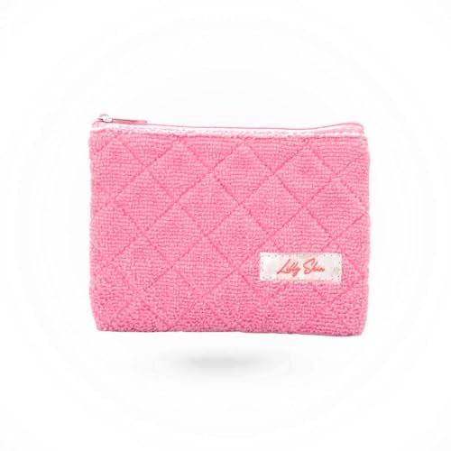 Pochette de Transport pour Pads Démaquillants Lilly Skin - Trousse Imperméable pour Pads, Lingettes, Cotons Lavables et Réutilisables