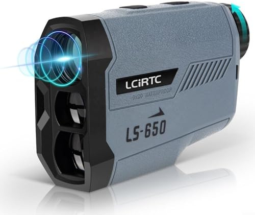 Telémetro de golf de 650 m, medidor de distancia de aumento 6X, con bloqueo de bandera y función de pendiente, para entrenamiento de golf, caza y actividades al aire libre