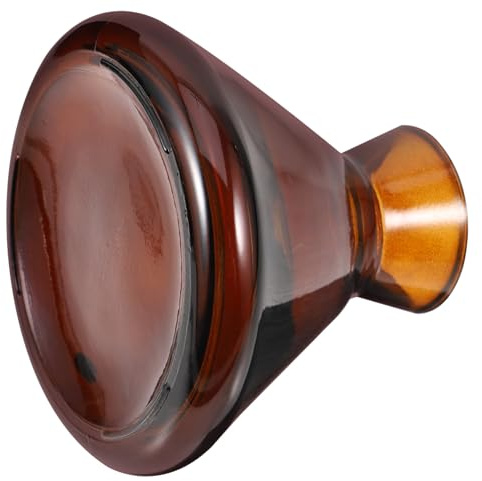 TOPPERFUN Bouteille Diffuseur Verre Transparent Large Embouchure Trompette pour Huiles Essentielles et Parfum Ambiance Maison Flacon Recharge Parfum Relaxant Décoratif