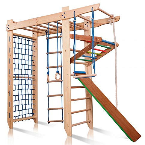 Turnwand Gym Klettergerüst Spartak-5-220 Sportgerät, Kletterwand, Holz, Turnwand, Sprossenwand, EU-Warenlager, Zertifikat!