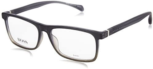 BOSS Brille für Herren, Graues braunes Muster