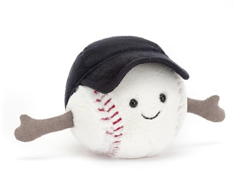 Jellycat Amuseable Sports Baseball - H : 10 cm x L : 10 cm