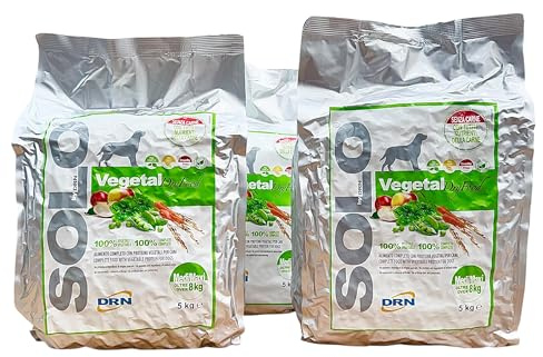DRN Cane, Solo Vegetal Secco 5kg - confezione da 3