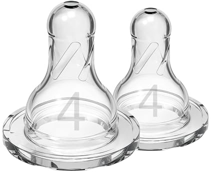 Dr.Brown 's Options – schmaler Sauger für Babyflaschen +9 meses durchsichtig