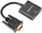 Amazon Basics - Adaptateur pour prise HDMI vers VGA, avec connexion audio 3,5 mm, noir