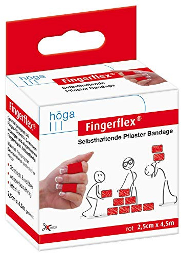 Fingerflex rot 14368904 Plåster, Röd, 17-19 cm