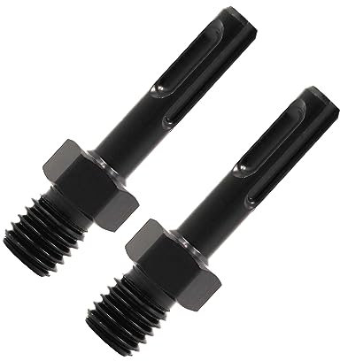 Adapter For Core Drill Bits - 2pcs M14 Thread to SDS PLUS Shank Diamond Hole Saw Adapter for Electrical Hammer Drill SANLEETEK