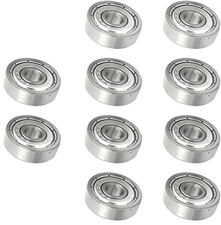 Folpus 10er Pack Rillenkugellager Kugellager - Hochwertige Modelle für verschiedene Anwendungen, 625zz