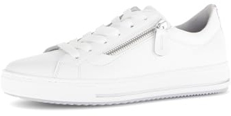 Gabor Damen Low-Top Sneaker, Frauen Halbschuhe,Laufschuhe,Freizeit,sportlich,straßenschuhe,Strassenschuhe,Weiss (Multic.),35 EU / 2.5 UK