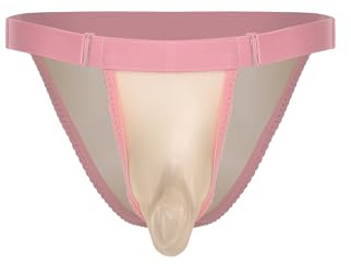 winying Herr string tanga bikini baddräkt sömlösa gummikalsonger latex slip latex mikrobyxor män kalsonger nattklubb, Nacke, L