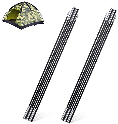 Cyrank Zeltstangen, Fiberglas Zeltstange, Zeltgestänge, Zelt Ersatzstange Fiberglas Camping Zeltstange Ersatz, Camping Stange Zubehör Multifunktions Zeltstangen, Camping Outdoor Zeltgestänge 58.3cm