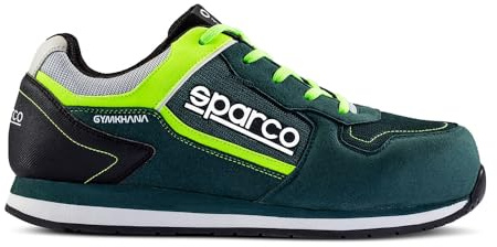 Sparco Gymkhana S1p SRC, Zapatos de Seguridad de Trabajo, Verde Oscuro, 43 EU