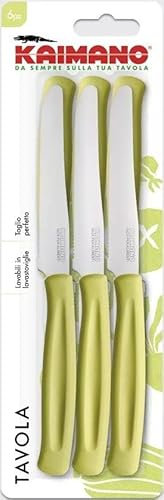 6 COLTELLI DA TAVOLA, LIME, DINAMIK