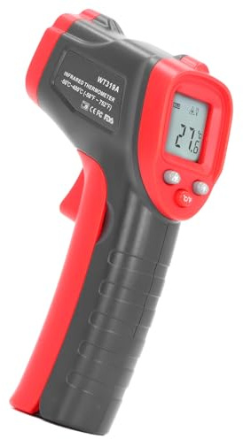 Beröringsfri Infraröd Termometer -50 Till 400 ℃, IR Digital Mattemperatur med Bakgrundsbelysning för Datalagring