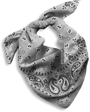 EVERY-VILLE Cotton Bandana Scarf Neckerchief For Men Women Cowboy, 1 Pack | Gift-ready packaging, perfect for country concerts, festivals and western outfits, a stylish accessory for everyday wear