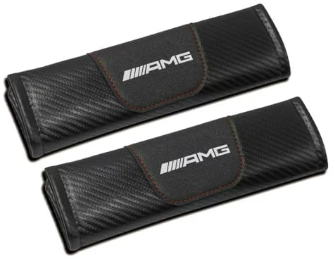 VAPORVERSE 2 Pezzi Cuscinetto per Cintura di Sicurezza per Auto per Amg 2020-2023, Delicato Proteggi Cintura sulla Pelle Tenuta Sicura Copricintura