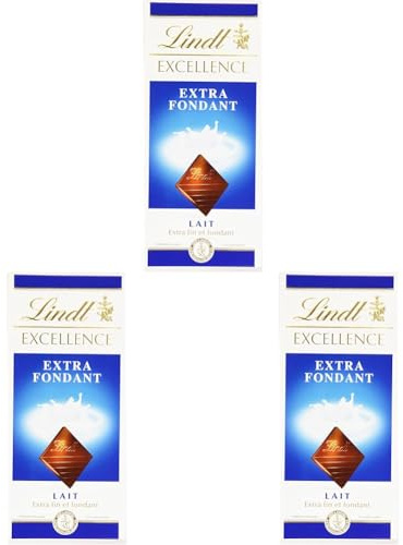 EXCELLENCE LAIT EXTRA FONDANT Tablette 100 g (Lot de 3)