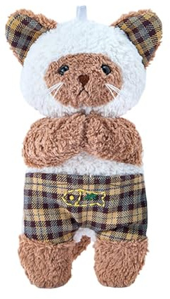 Gatto di peluche 10 cm Decorazione Cartone Animato Interattiva con Zampe