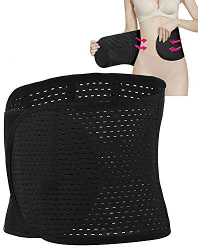Bauchgürtel, Bauchgurt, postpartales Shapewear Korsett Damen Atmungsaktiv Elastisch Bauchweg Gürtel Bauchband Gurt Nach für den Frauengürtel nach der Erholung der Schwangerschaft (Schwarz)
