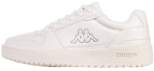 Kappa CODA Low OC Unisex Sneaker, Weiß, 44 EU