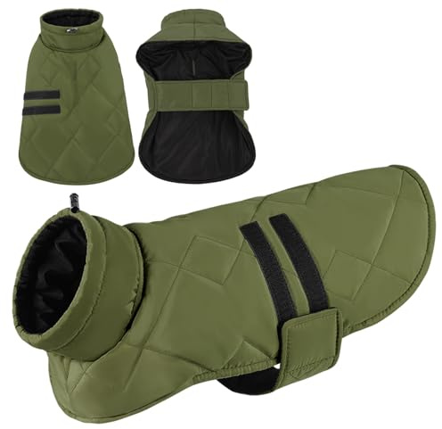 CITÉTOILE Abrigo Perro Grande,Ropa para Perros, Chaqueta Cálida para Perros de Invierno para Nieve a Prueba de Viento,Ropa para Mascotas para Acampar y Caminar en Interiores y Exteriores