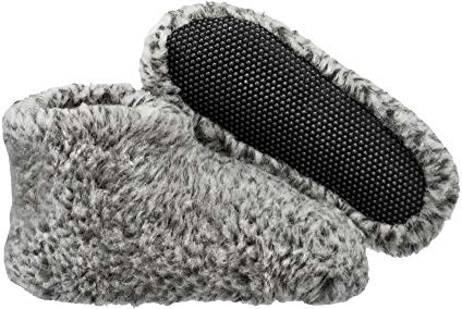 ESTRO Warme Hausschuhe Damen Winter - Hüttenschuhe Herren Pantoffeln Winter Hausstiefel Damen Warme Hausschuhe Herren OLE (42 EU, Aschgrau)